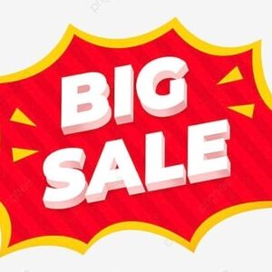 Red and Yellow Big Sale Sign